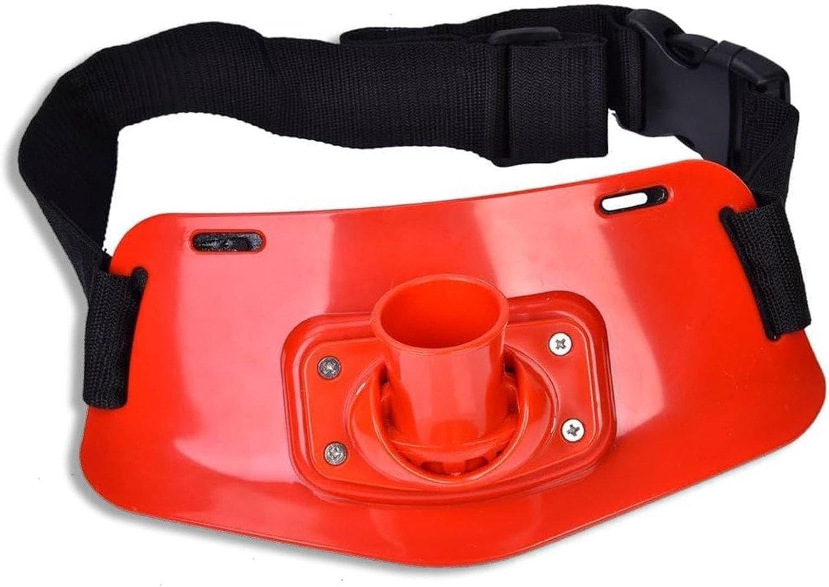 Hengel Verstelbare Taille Vechten Riem Vissen Buik Top Vissen Vechten Taille Verstelbare Hengel Houder Riem:(rood)