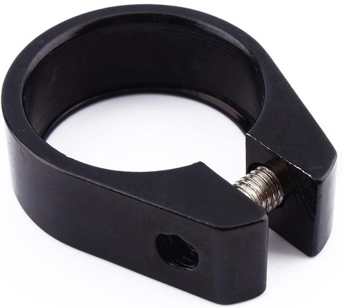 Zadelpenklem - Fietszadel Klem - Fiets Zadel Verstel - Snelontgrendel Mechanisme - 28.6 mm Diameter - Zwart