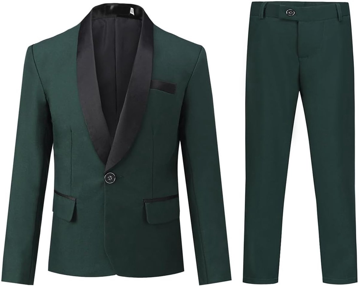 Tweedelig kostuum voor jongens, omslagdoek, één knoop, elegante en comfortabele bruiloftsbanket jurk