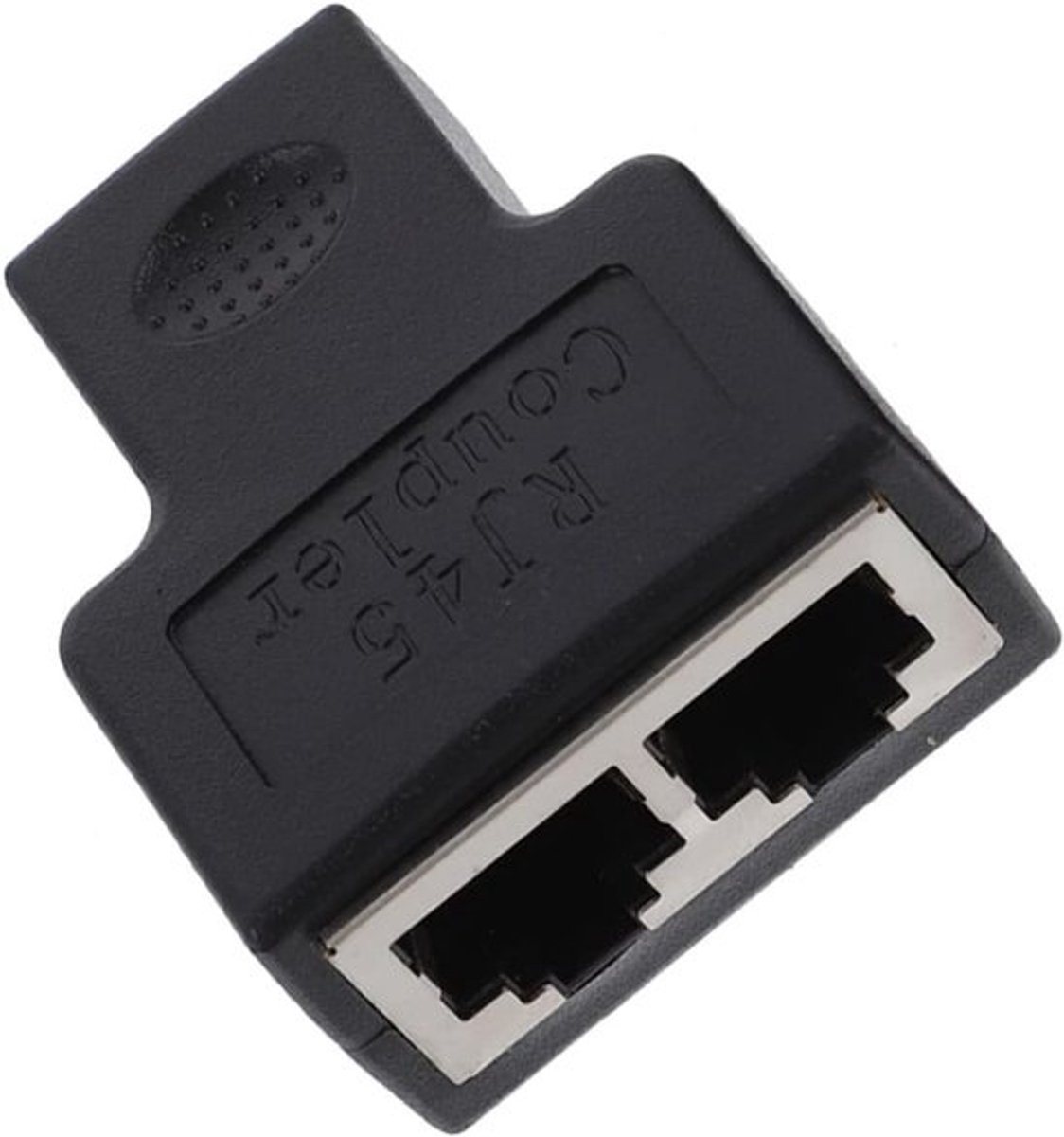Netwerk Splitter - Kabel Verdeler - Internet Delen - Eenvoudige Installatie - Compact Formaat - Zwart