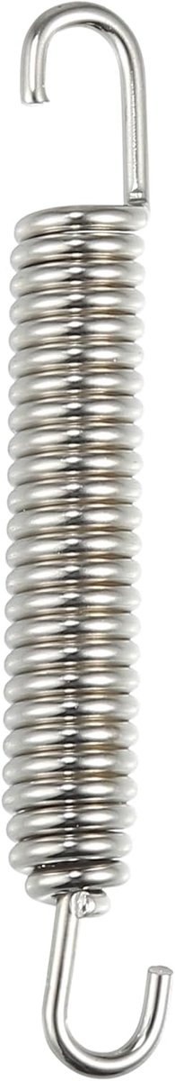 Dailygoods- Uitlaatveer Universeel 80mm - RVS - Motorfiets/Scooter/ATV - Duurzaam - Hoge Temperatuur - Corrosiebestendig