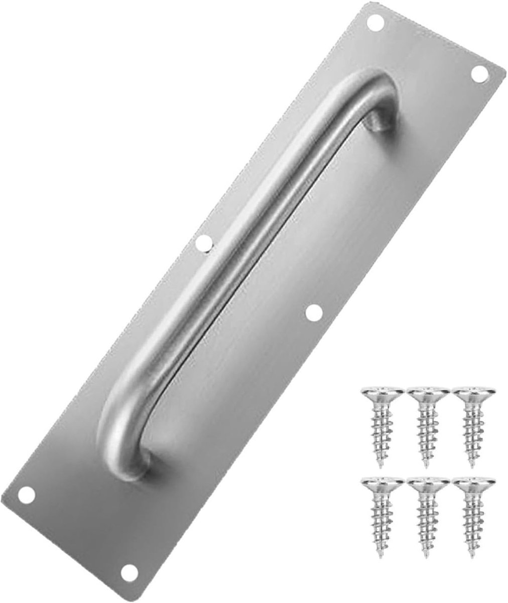 Dailygoods- Deurgreep Roestvrij Staal - Ovalen/Square Vorm - 280x65mm