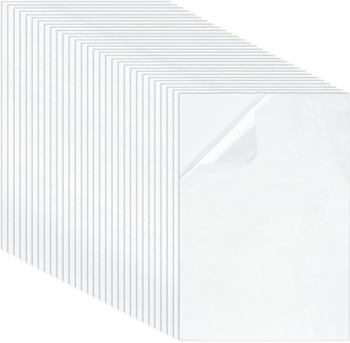 Dailygoods- Plakband 30 stuks - 30 x 20 cm - Kunststof - Warmteoverdracht - Plakband voor T-shirts - Doe-het-zelf design - Transfer Tape