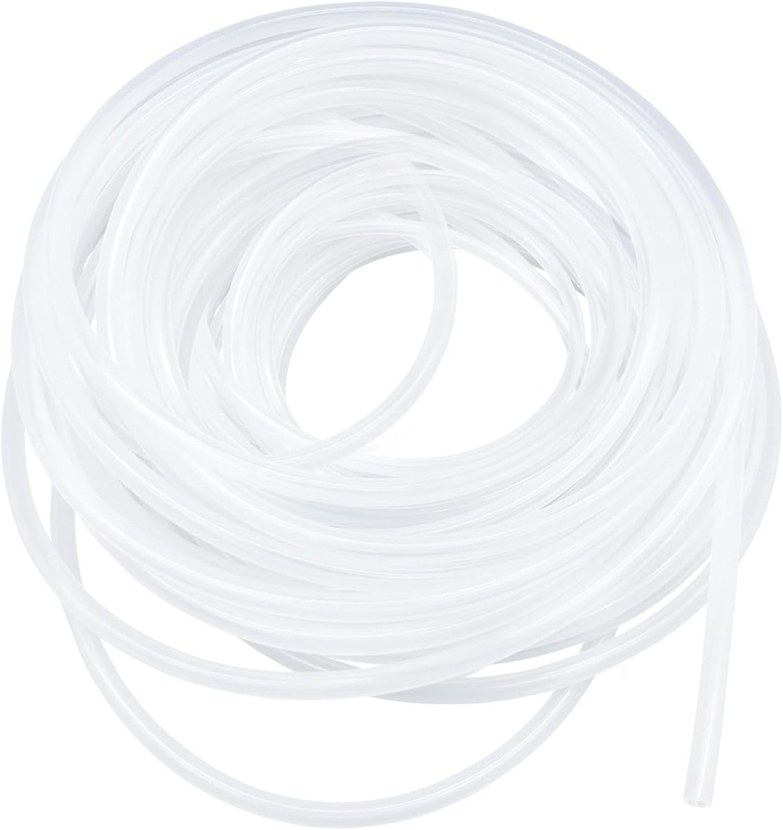 Voedselveilige slang, grootte 3,0 mm x 5,0 mm, lengte 7,0 m, dikte 1,0 mm, flexibele rubberen siliconen slang voor lucht/waterleidingen