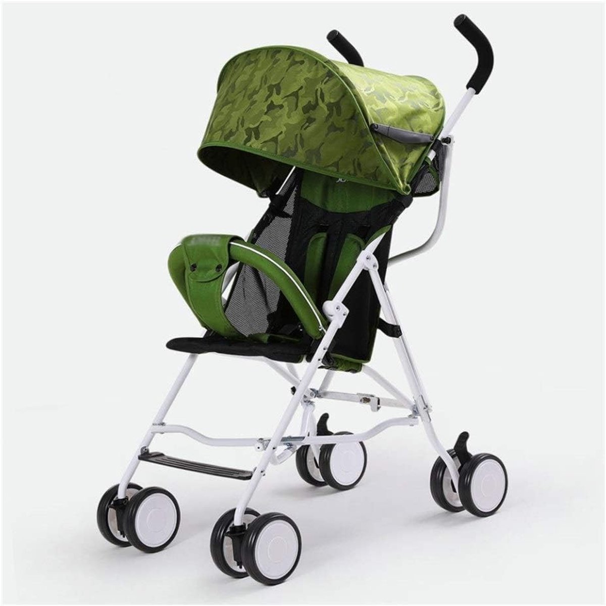 kinderwagen buggy Kinderwagen Wandelwagen lichtgewicht draagbare Traveling Kinderwagen Kids Buggy Can Be On The Plane Folding Children Pram Trolley wandelwagen (Color : Green)