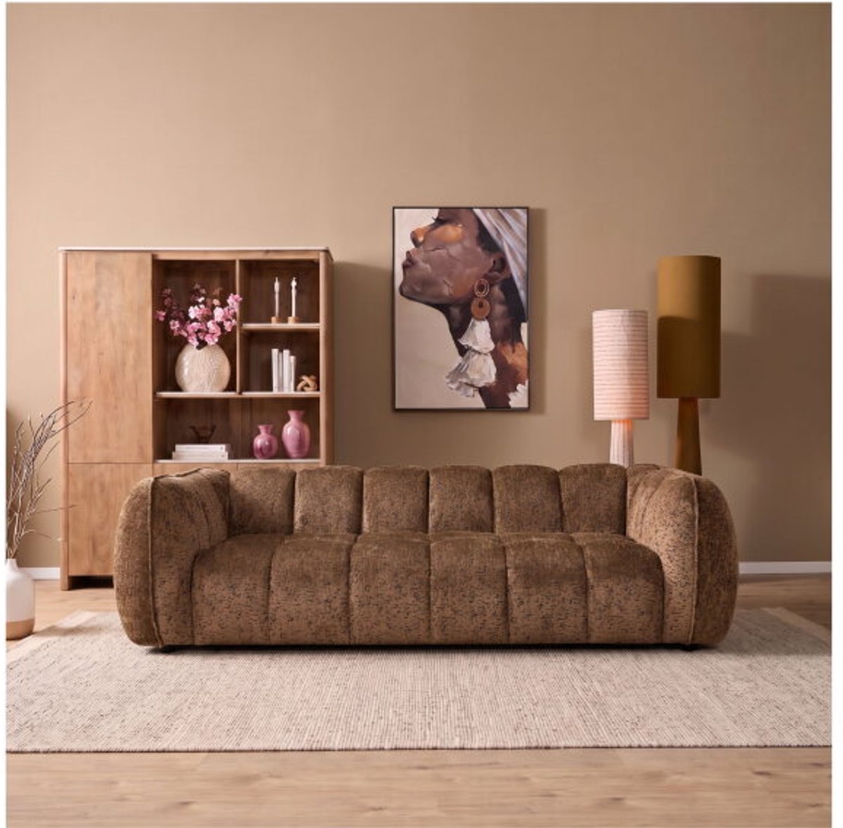 Starfurn - MySofa Morris 3-zitsbank - bruin