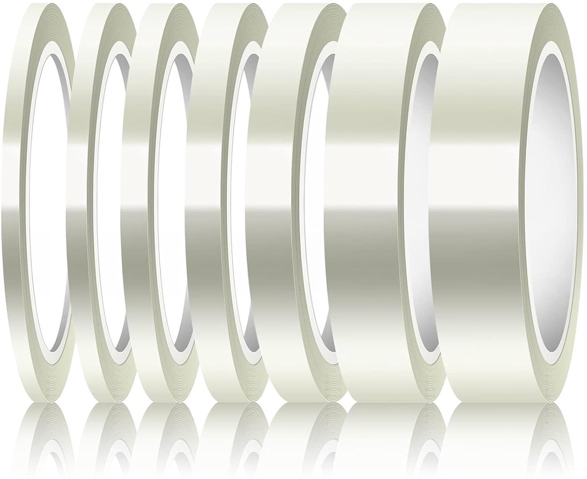 Dailygoods- Sublimatietape Hittebestendig - Transparant - 4/6/8/10/12/20/25mm x 10m - Waterproof - Polyethyleen - 4 Millimeter - Verpakkingstape