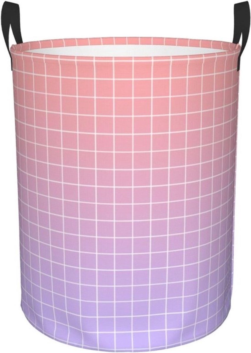 Wasmand - Opslag Mand - Kleding Opbergen - Waterdicht Oxford-doek - 40 x 50 cm - Paarse Sinaasappel Print