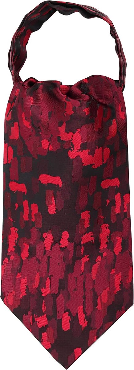 Ascotstropdas Ascot Tie Stropdassjaal Sjaal Cravat Ties Eenvoudig Chic voor Gentleman Gestippeld Paisley Eenkleurig Bloemmotief