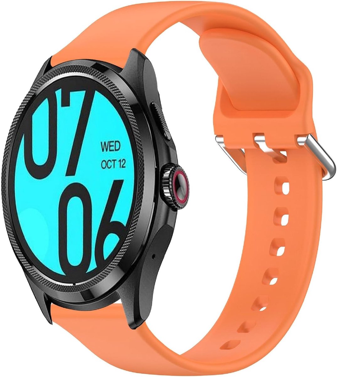 24 mm Siliconen Horlogeband voor TicWatch Pro 5