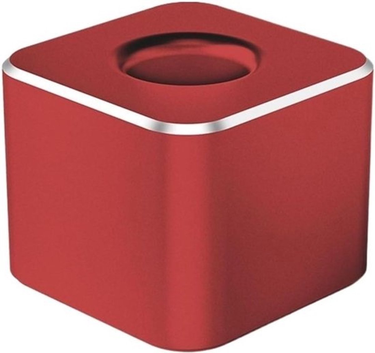 Pennenhouder Metaal - Bureau Organizer - Bureau Opruimen - Antislip Onderlaag - 100 x 100 x 100 mm - Rood