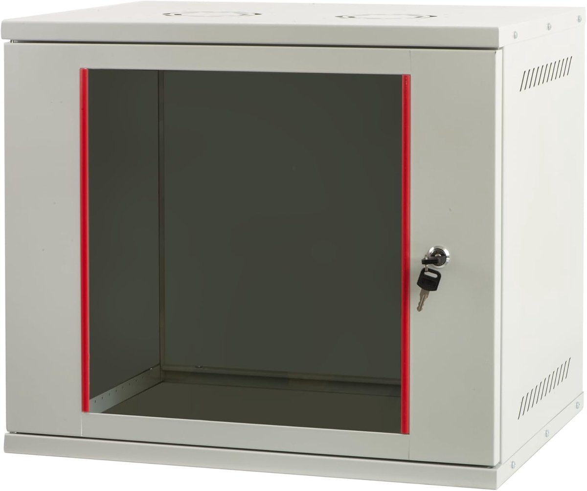 19" MUUR 7U 19" (L) 542 mm (D) 400 mm KLEUR GRIJS GEMONTEERD