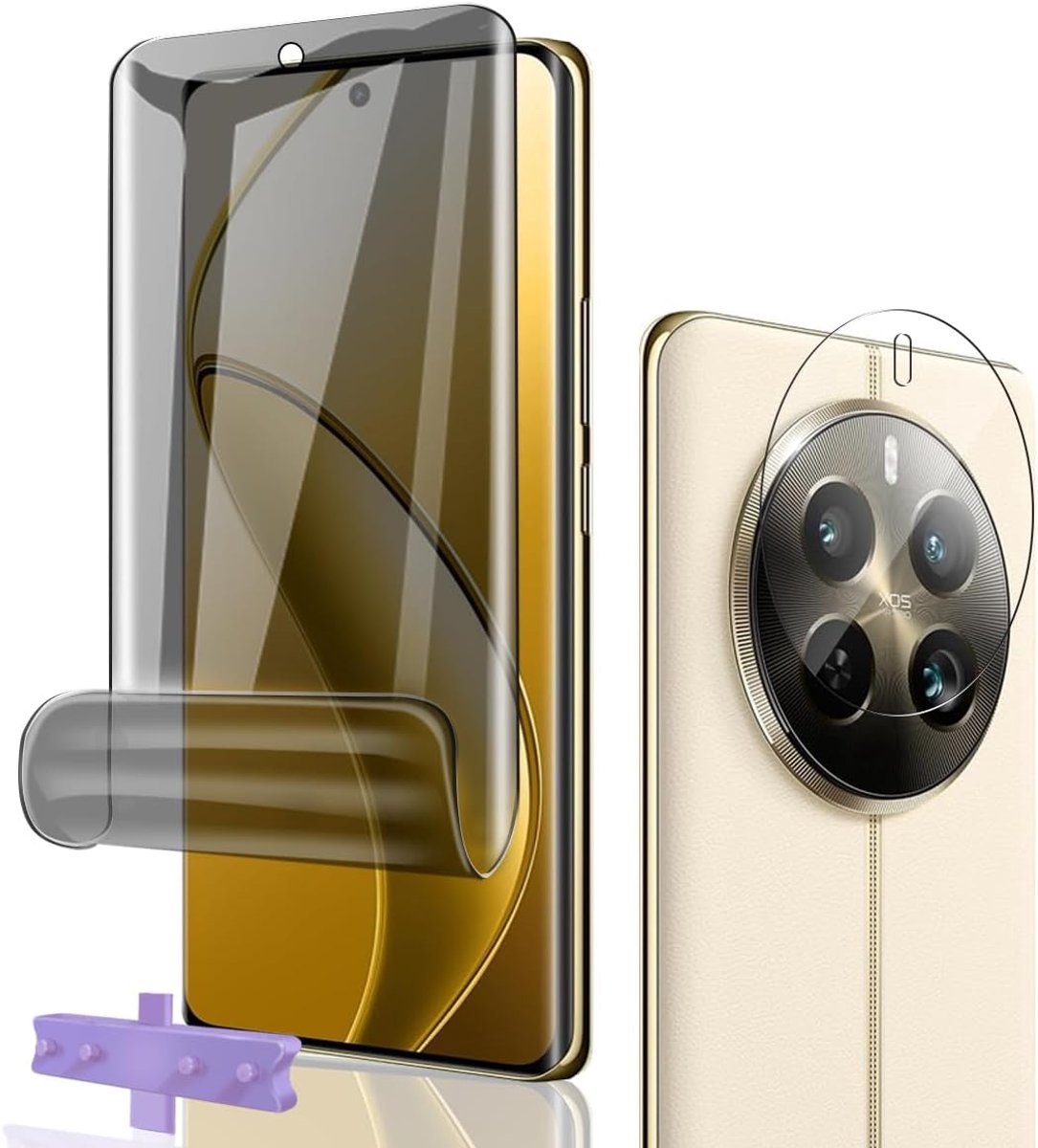 Dailygoods- Displaybeschermfolie Volledige Bescherming - TPU Privacyfolie - Camera-glas - Eenvoudige Installatie - Rand-tot-Rand Dekking - 0,15 mm Dik