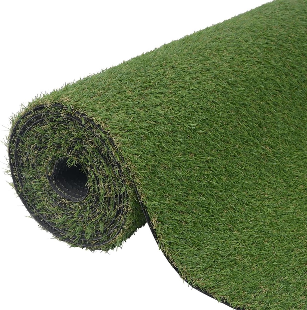 Kunstgras 1x8 m 20 mm groen dicht en zacht voor terras tuin balkon speelplaats sportplaats