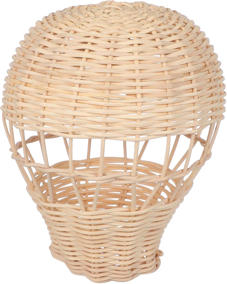 Rotan luchtballon: geweven luchtballon ornament, kinderkamer feestartikelen voor speelkamer, kinderkamer foto-accessoires 6,29 x 4,72 x 4,72 inch