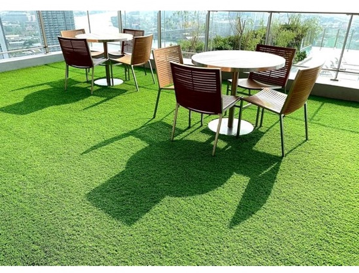 Kunstgras - Decoratief gras - Buitenruimte aankleden - Hoge kwaliteit - 200x500 cm - Groen
