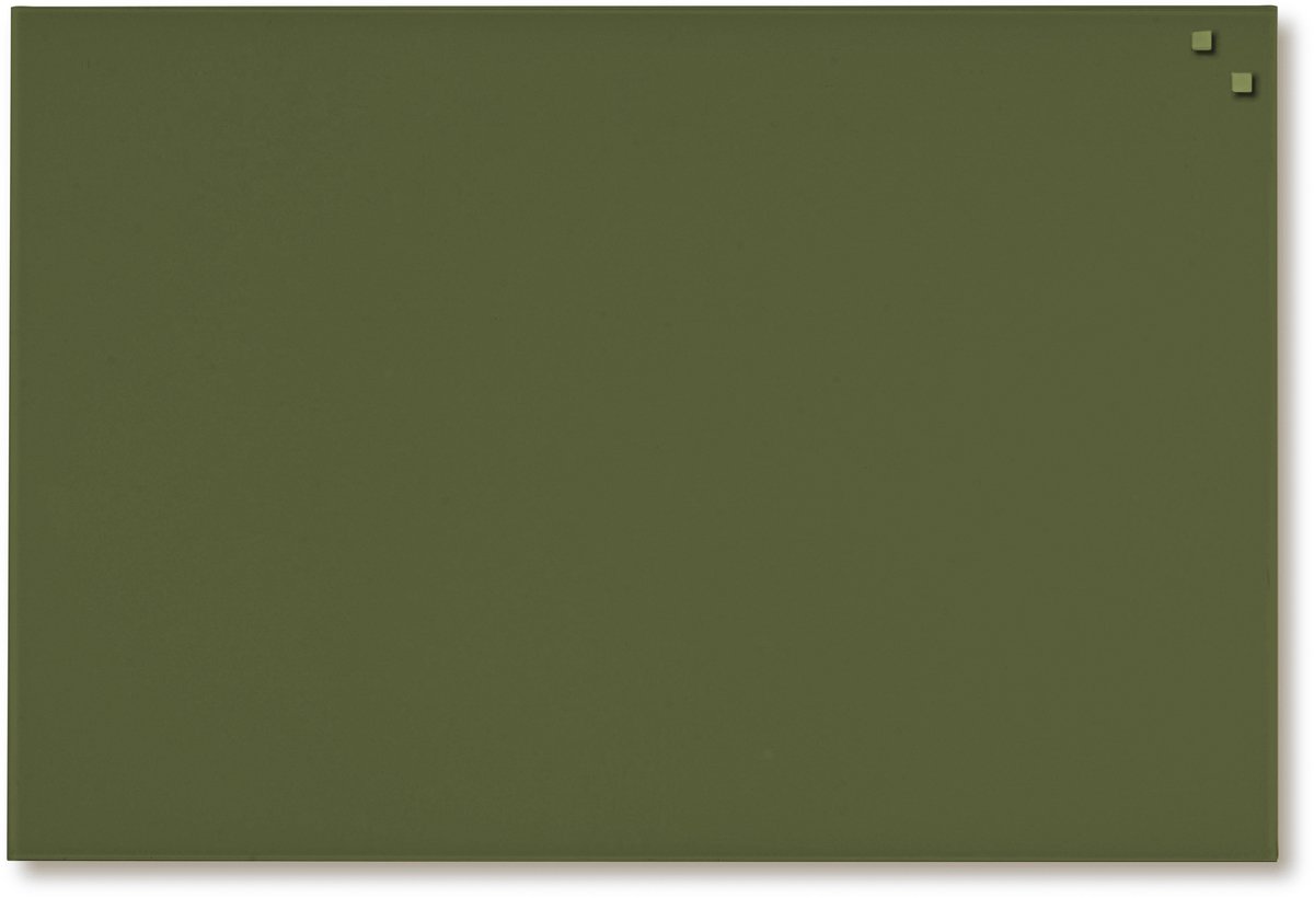 Naga - Glasmagneetbord - 60 x 80 cm - Donkergroen NA-10383