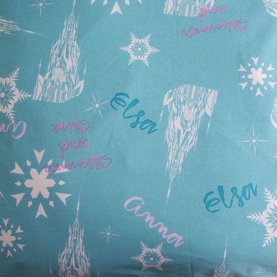 Disney Frozen Dekbedovertrek Anna & Elsa - 140 x 200 cm - Katoen - 70 x 90 cm van Disney — afbeelding 4