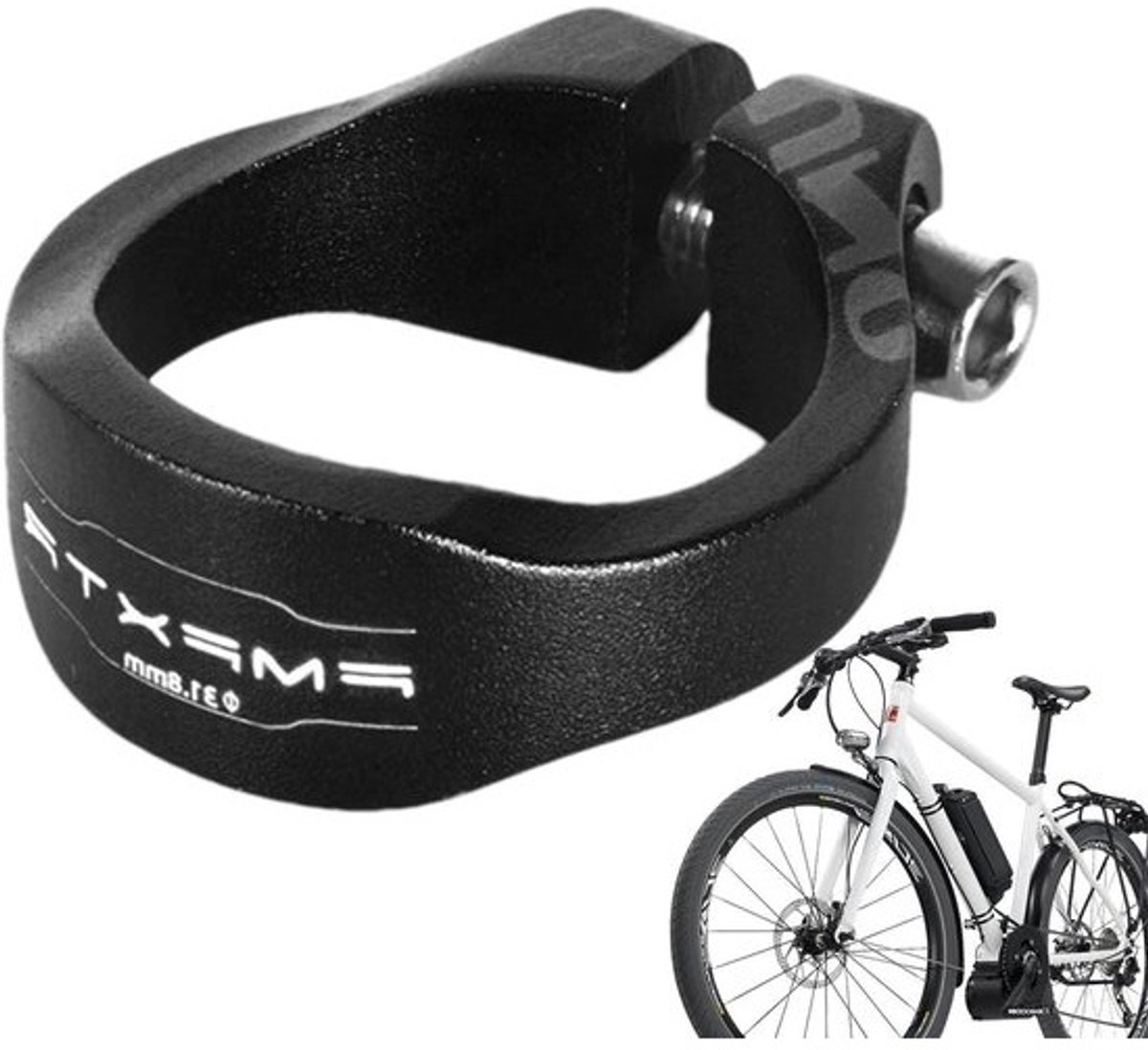 Zadelpenklem - Fietszadelklem - Fietsen - Snelontgrendeling - 318 mm - Zwart