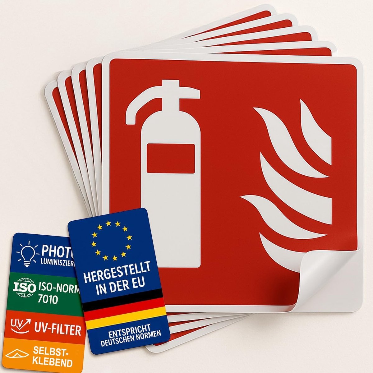 5x Verbodsbord Geen toegang 15×15 cm, zelfklevend PVC