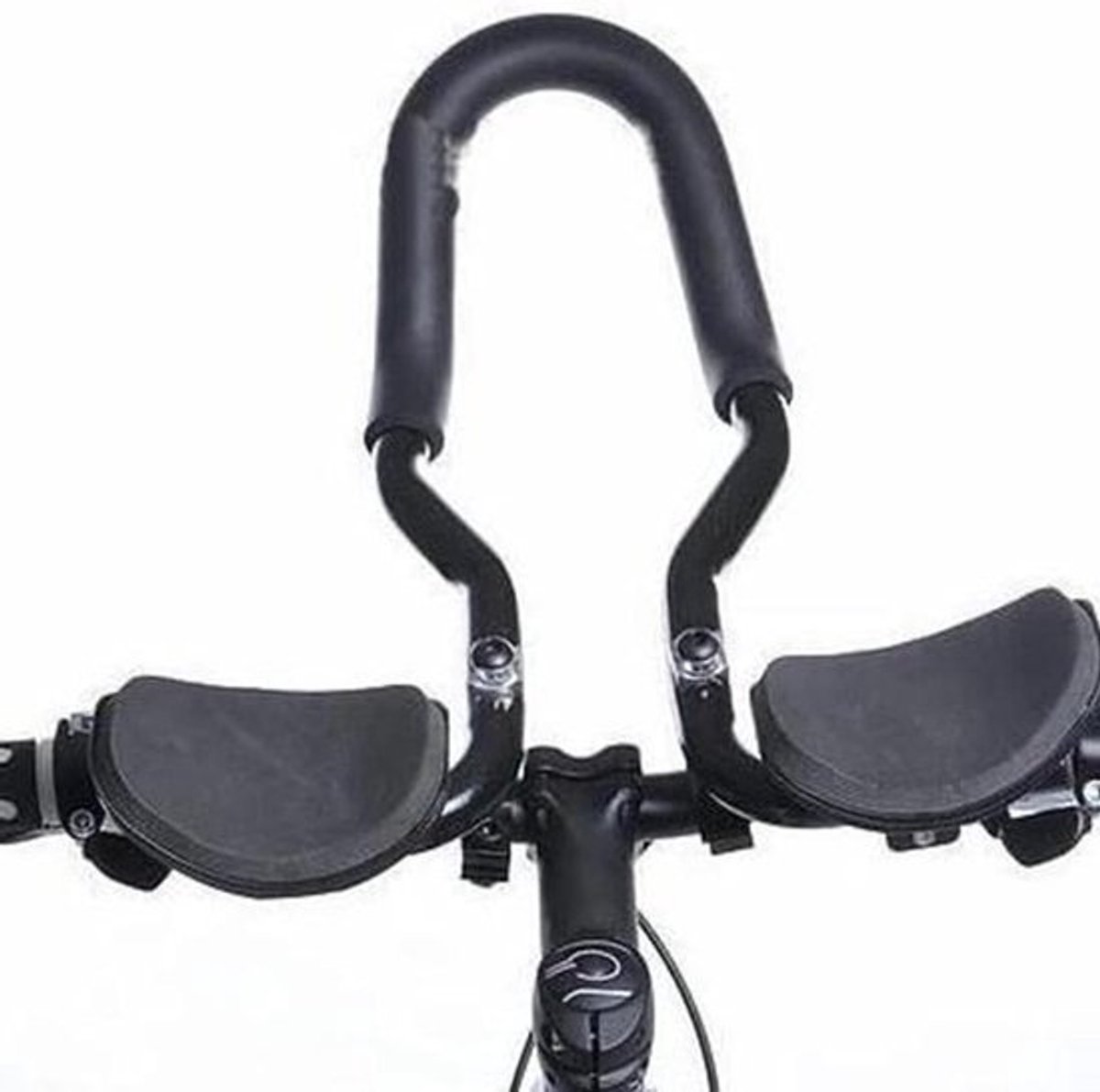 Fiets Stuur - Aero Bars - Comfortabel Fietsen - Ergonomisch Ontwerp - 22.2-25.4 mm - Zwart