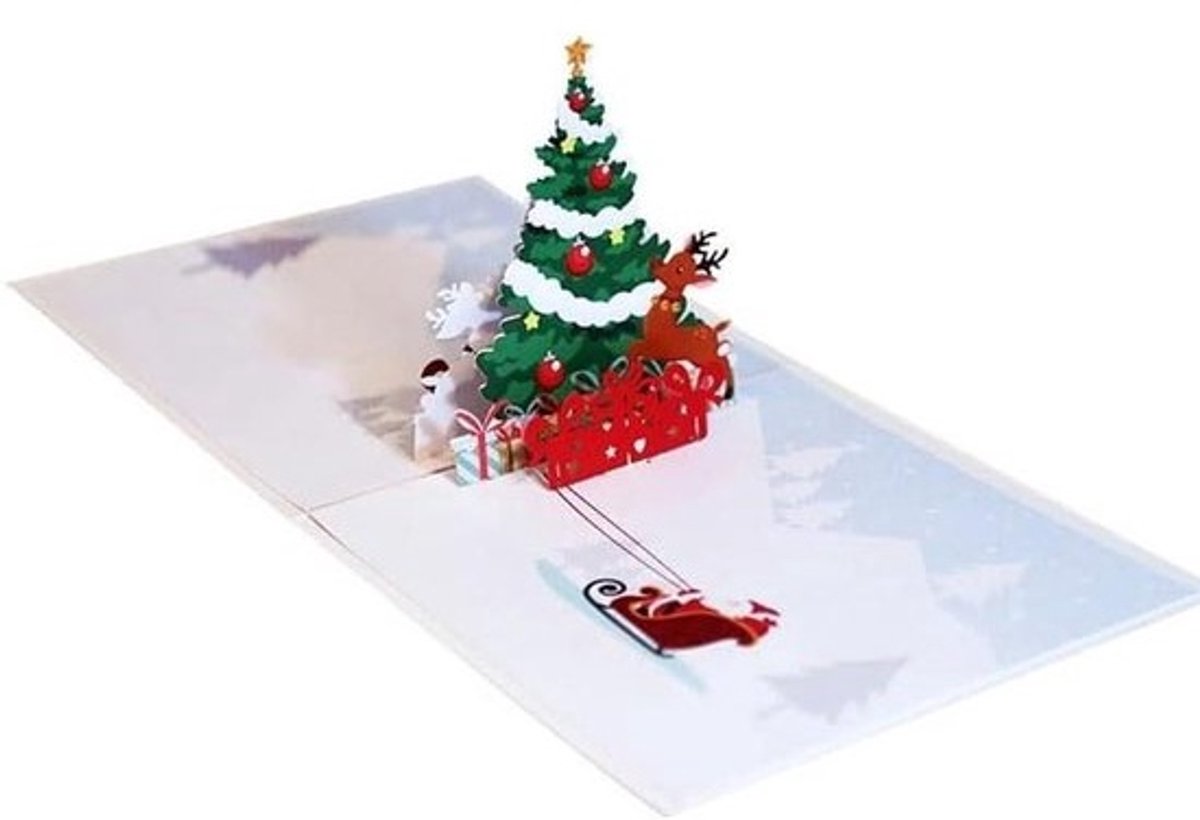 Pop-Up Kaarten - Wenskaarten Uitnodigingen - Geleentheden Vieren - 3D Effect - 15x15cm - Geassorteerd