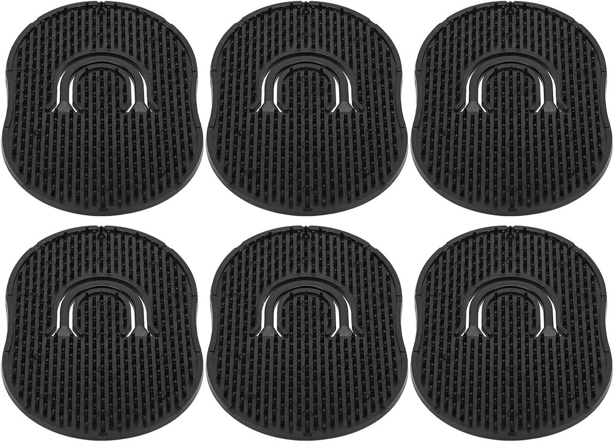 Dailygoods- Haarborstel Draagbaar Lichtgewicht - Handheld Massager - 6 Stuks - Antiklit - Voor Mannen - Perfect voor Reizen - Kam
