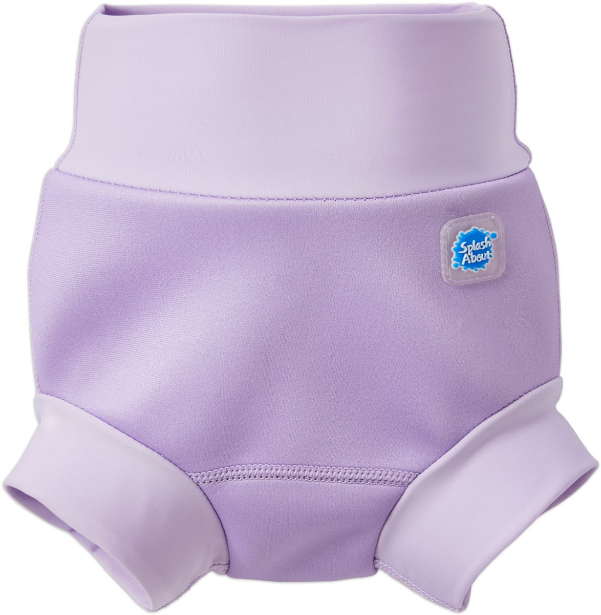 Splash About Happy Nappy – Herbruikbare Zwemluier – Neopreen – Lekvrije Pasvorm, Lilac, 0-3 maanden