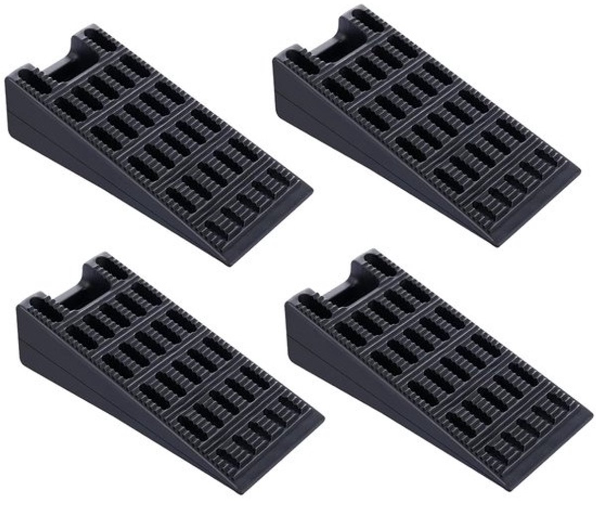 Flexibele Rubberen Deurwiggen - Set van 4 Antislip Deurhouders voor Thuis en Kantoor