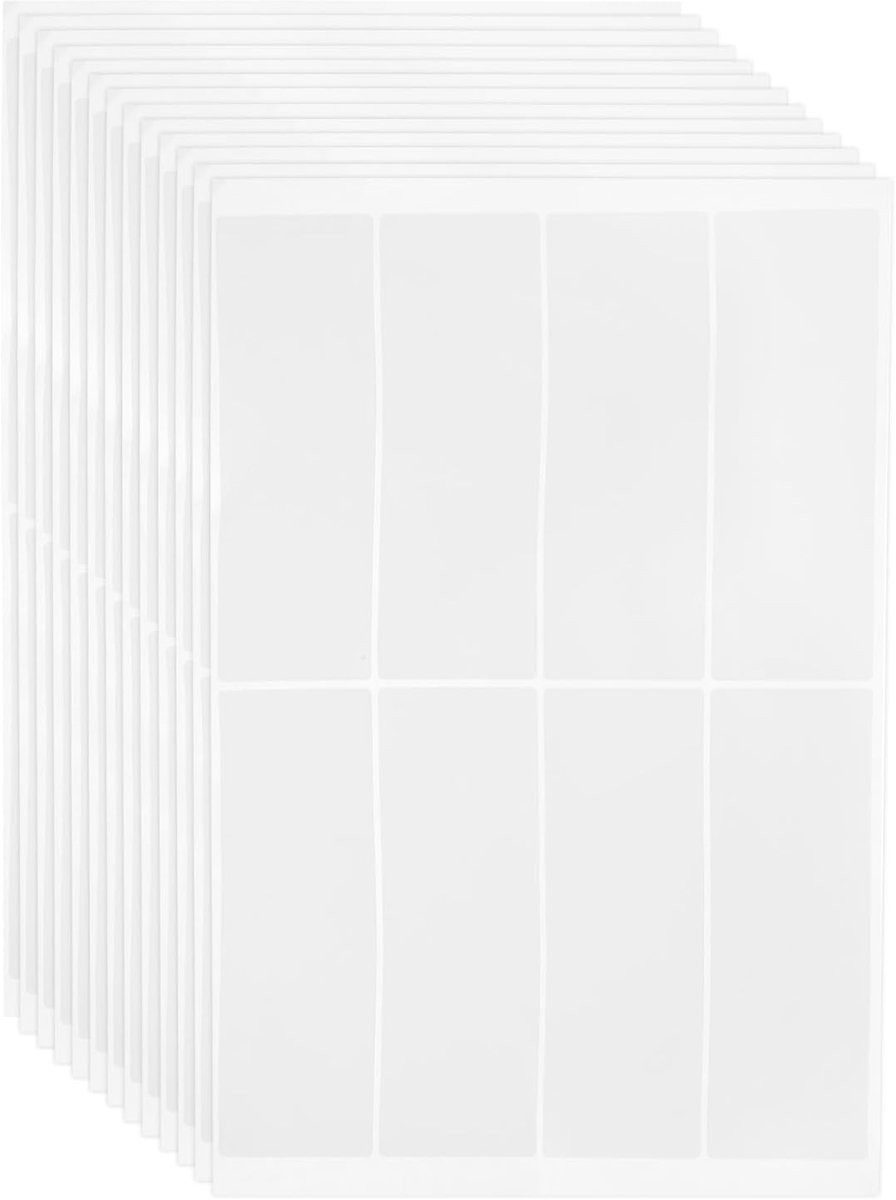 250 vellen barcode-etiketten, 13 x 5 cm, printbare laser- en inkjetetiketten, adresetiketten voor kopieerapparaat, verzendlabels, ordners, enveloppen, 8 per pagina, 2000 etiketten