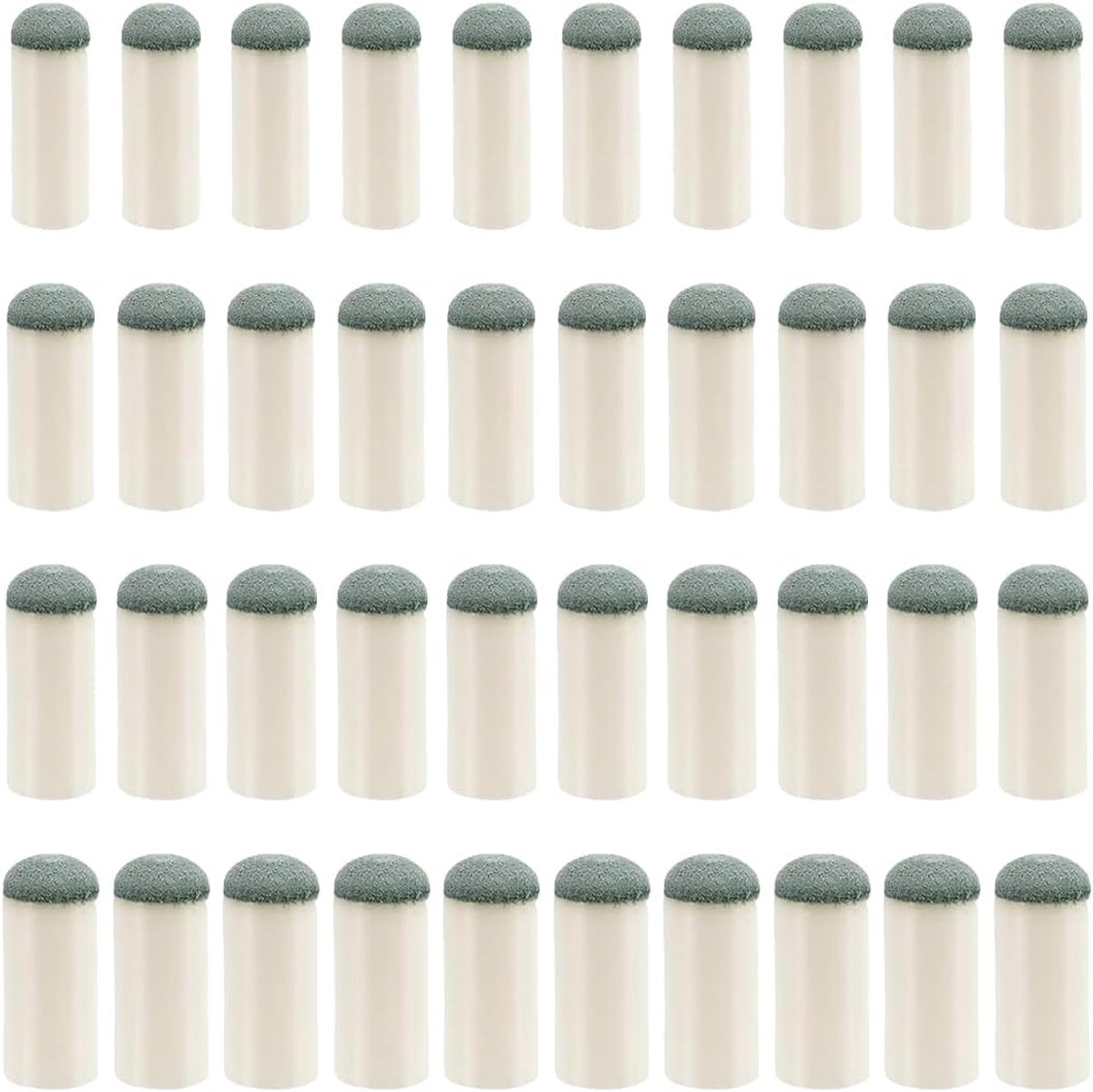 40 stuks biljartstokopzetstukken, reservepunten, biljartaccessoires, eindkappen, 5 maten, 9 mm/10 mm/11 mm/12 mm/13 mm