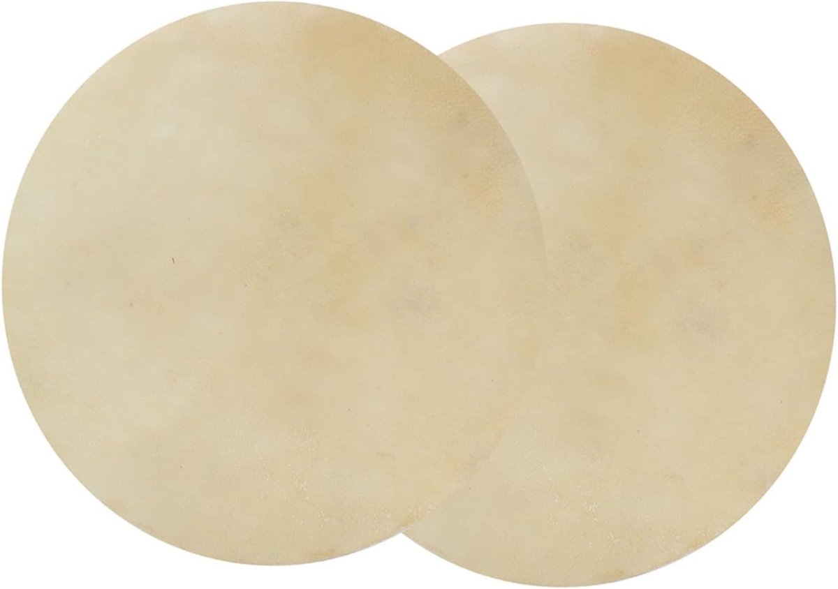 Vervanging van Drumvel, 2 Stuks Synthetisch Leer voor Bongodrums, Duurzaam Geluid (9,0 inch)