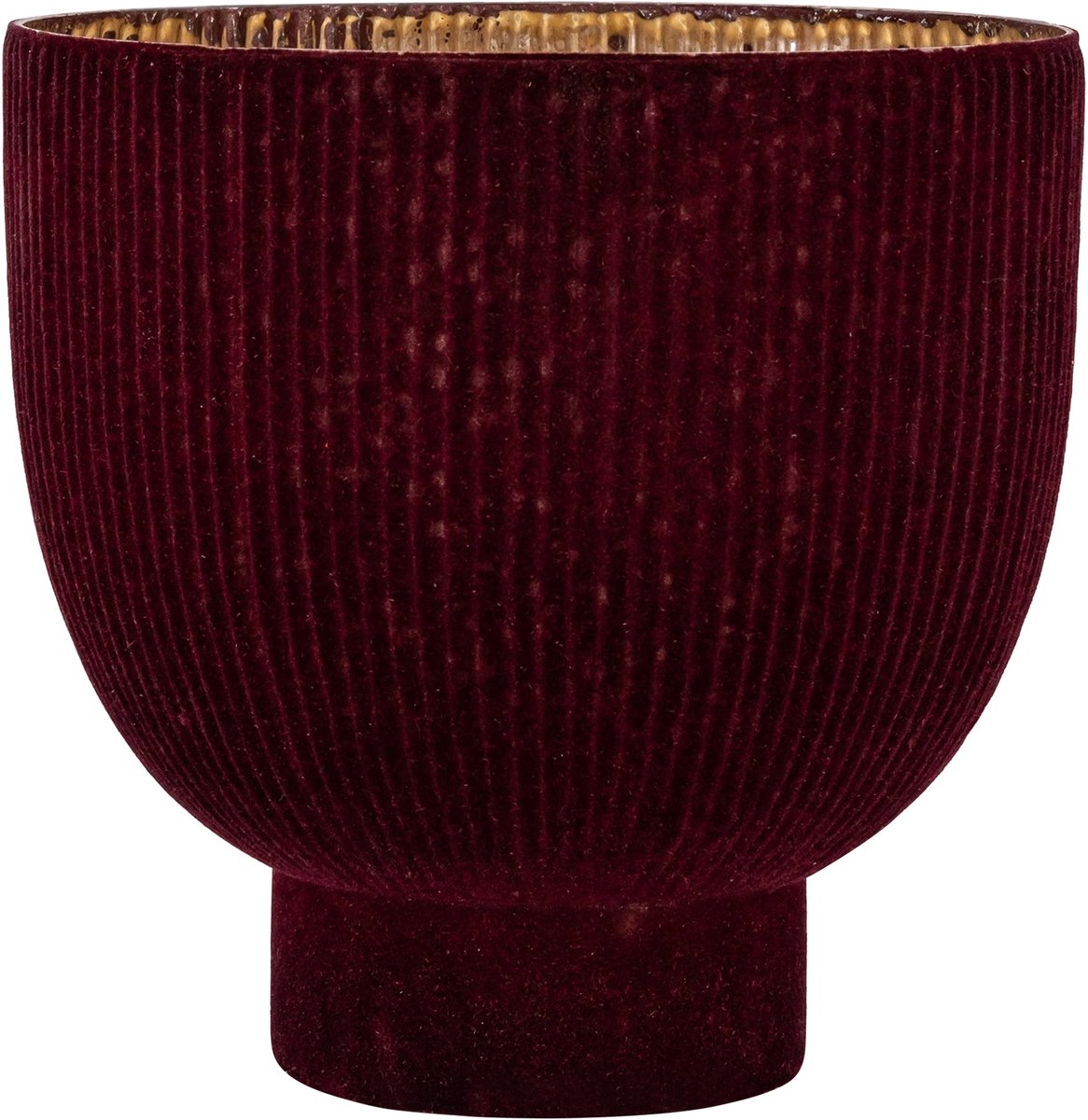 PTMD Jordian Burgundy Glass Stormlight W Flocking Rood