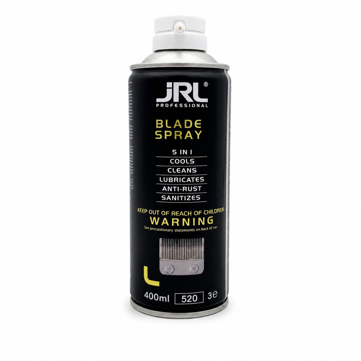 JRL 5 in 1 Cool Blade Spray 400 ml | Reiniging, Koeling & Onderhoud voor Tondeuses