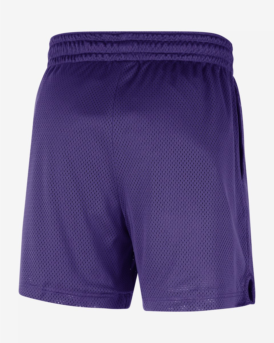 Nike Los Angeles Lakers NBA Mesh Short Basketbalshort – Field Lakers Basketbal Heren Basketbalshort voor Mannen Paars