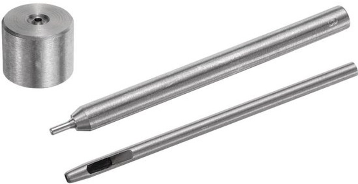 Gereedschap Oogjes Slaan 3 MM - Pons voor Leer, Kleding en Handtassen