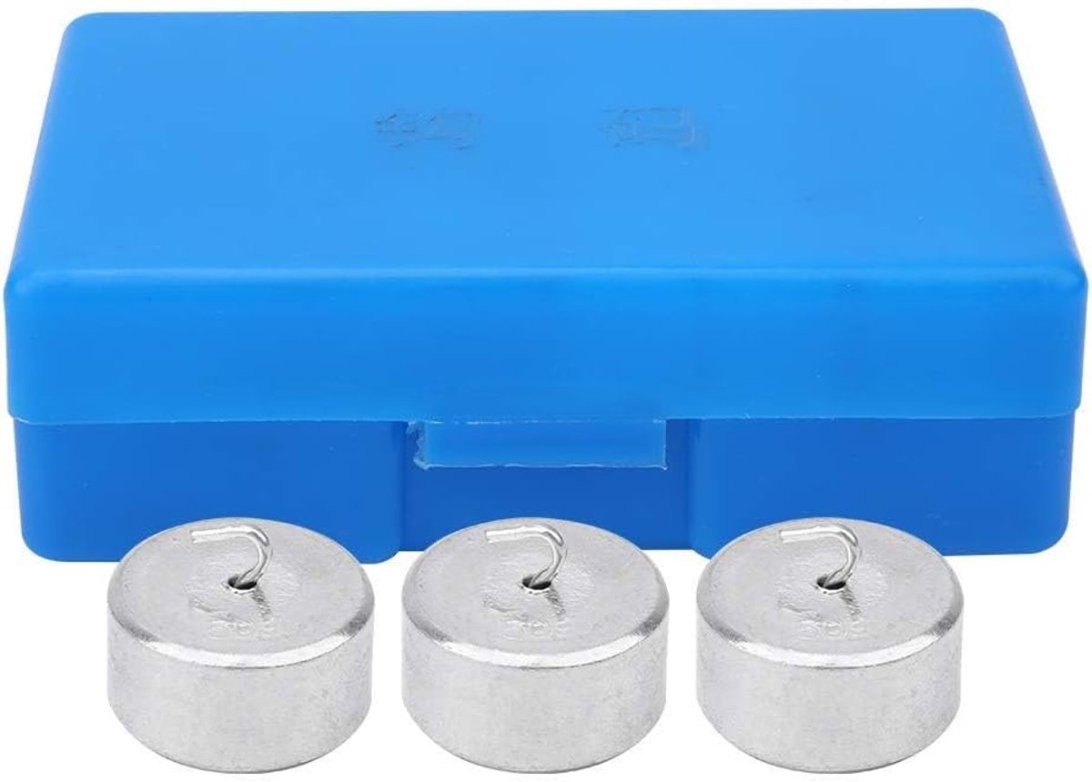 10 stuks metalen gewicht 50g hefboomprincipe fysiek experimenteel leermiddel met haken en ring