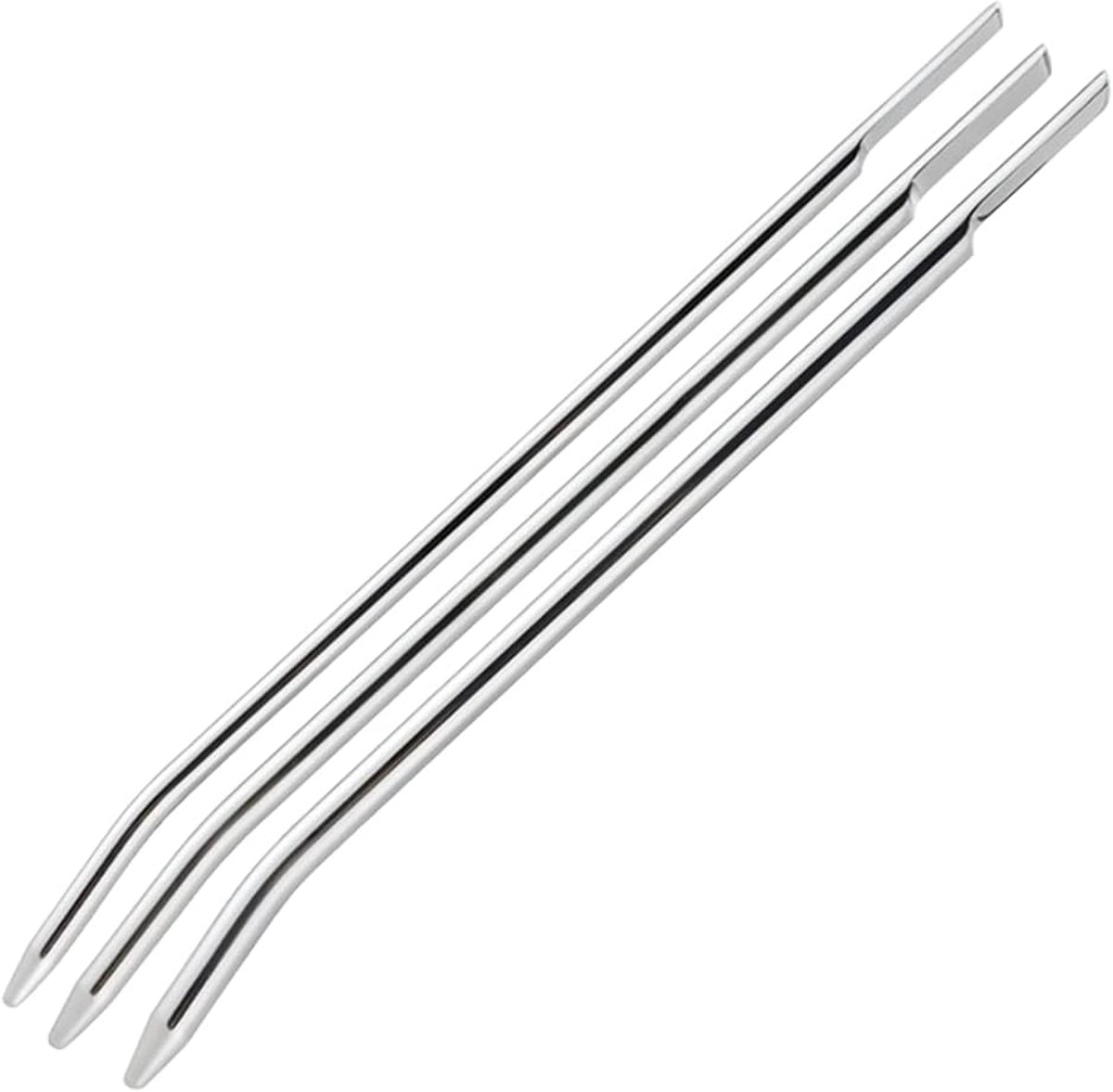 3 stuks roestvrij staal urinebuis dilator metalen penisplug voor heren, masturbatiespeeltje (M)