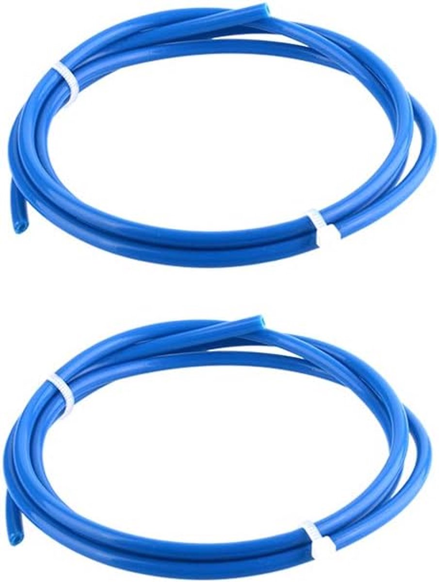2 x 1M PTFE Teflon Tube 2mm ID 4mm OD voor 1.75mm filament 3D-printer blauw S SIENOC 2 x 1M PTFE Teflon Tube 2mm ID 4mm OD voor 1.75mm filament 3D-printer blauw