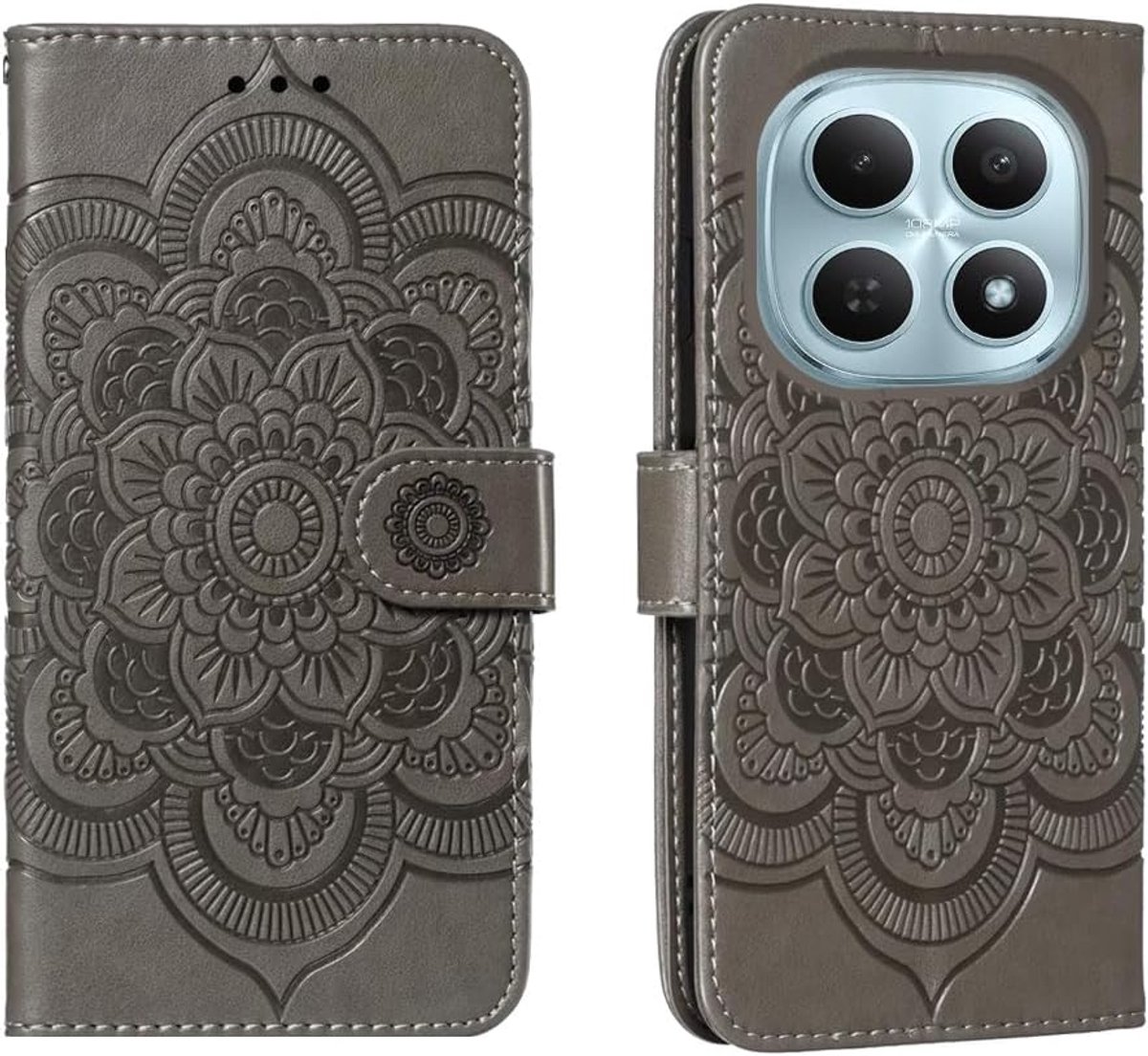 Hoesje voor Xiaomi Poco M8 5G/Redmi Note 15 4G/5G, Grijs