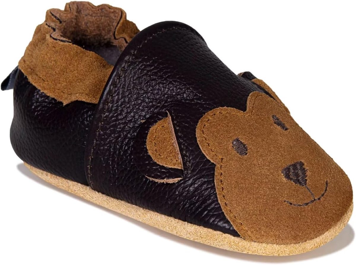 Leren kruipschoenen voor baby's met suède zolen voor jongens en meisjes 0-6 maanden 6-12 maanden 12-18 maanden 18-24 maanden