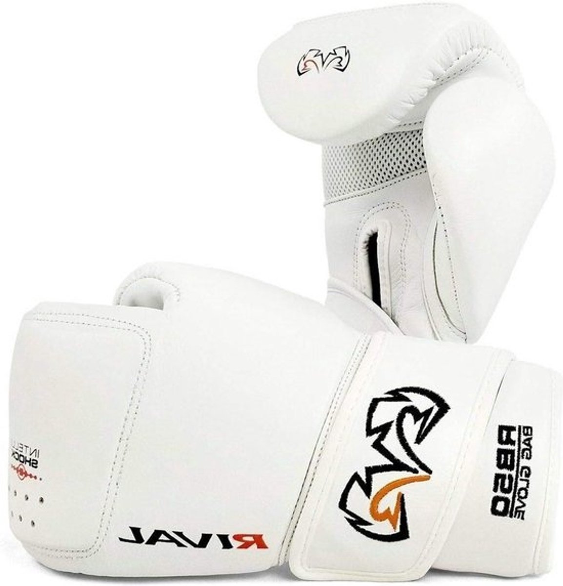 Bokshandschoenen - Trainingshandschoenen Stootkussens - Boksen Trainen - Intelli-Shock Absorptie - 12 oz - Wit