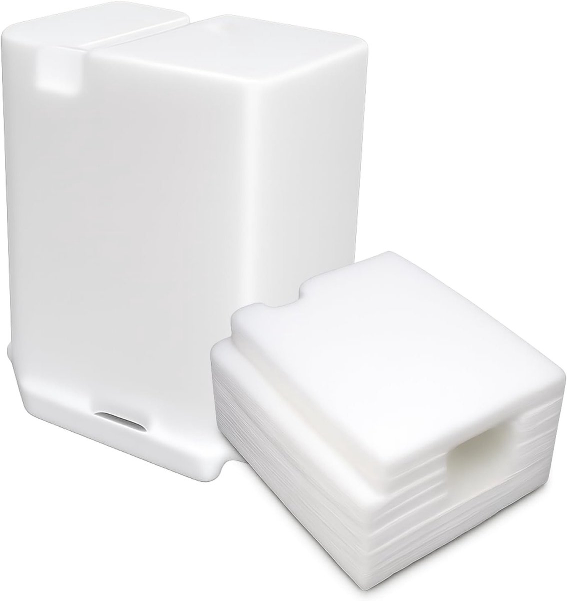 Set van 2 Vervangende Inktpads met Hoofdpad en Extra Spons voor Diverse Printermodellen