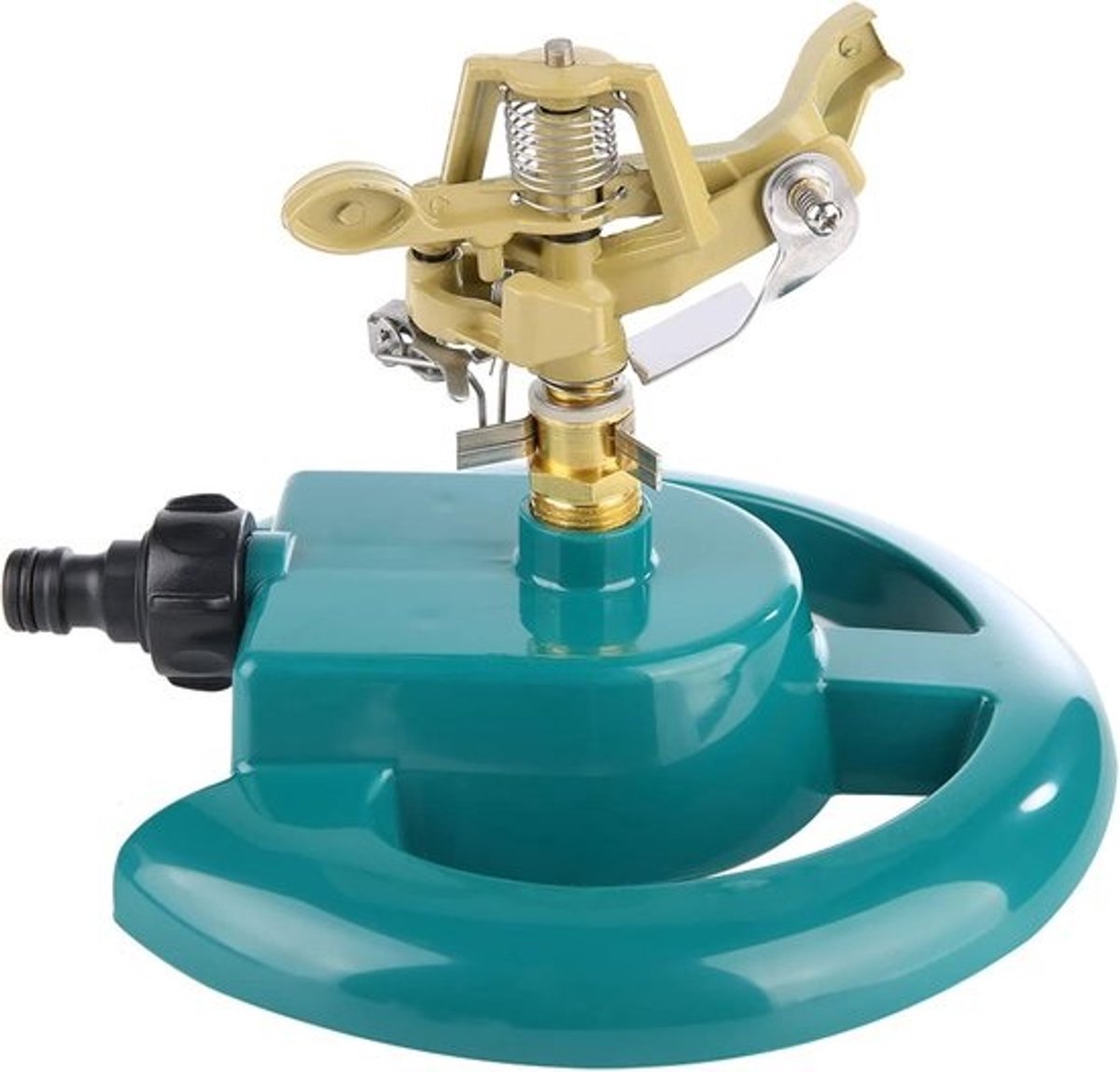Kunststof Tuinsproeier - Aluminium Sproeier - Gazon Bewatering - 20 Meter Sproeiafstand - 45 Kg Waterdruk - Groen