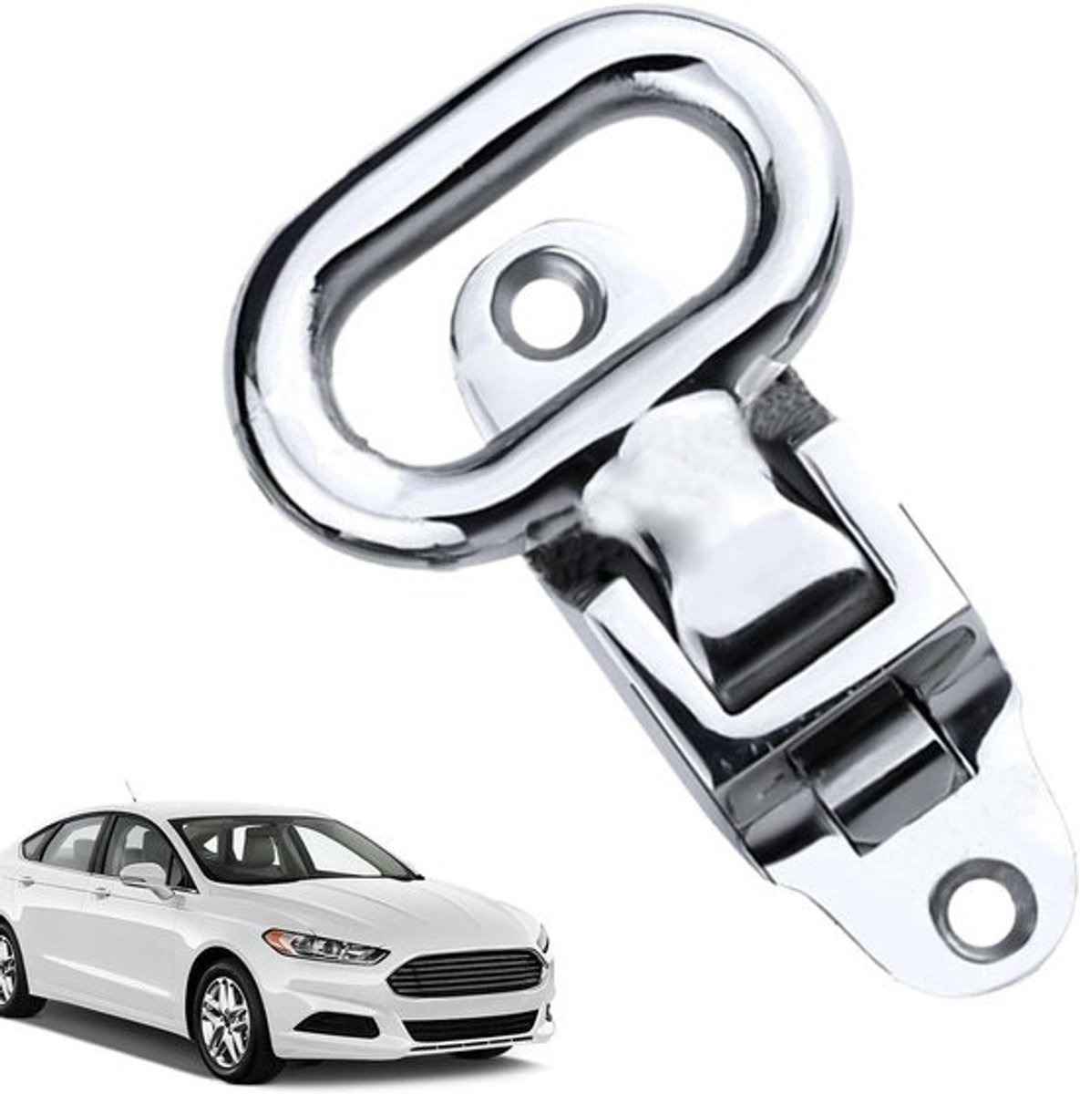 Opvouwbare Opstap - Ladder Accessoire - Veilig Instappen - Antislip Oppervlak - 12.8x8cm - Zilver