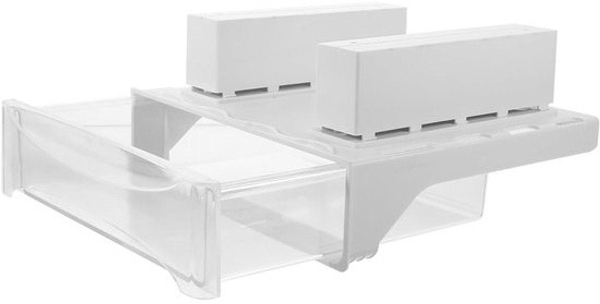 Bureau-organizer Lade - Onderbouw Lade - Bureau Opbergen - Zelfklevend - 24.5x24.5x7 cm - Wit