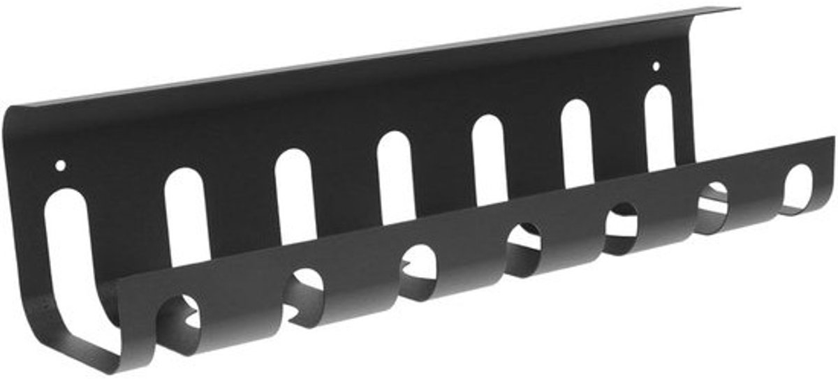 Kabelopberger Bureau - Snoerorganizer Onder Bureau - Werkplek Organiseren - Onder Bureau Montage - 40x10CM - Zwart
