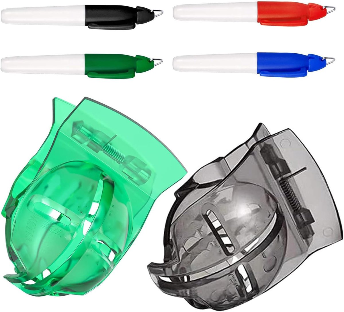 Golfbal Marker Tool, Golfbal Marker met sjabloon