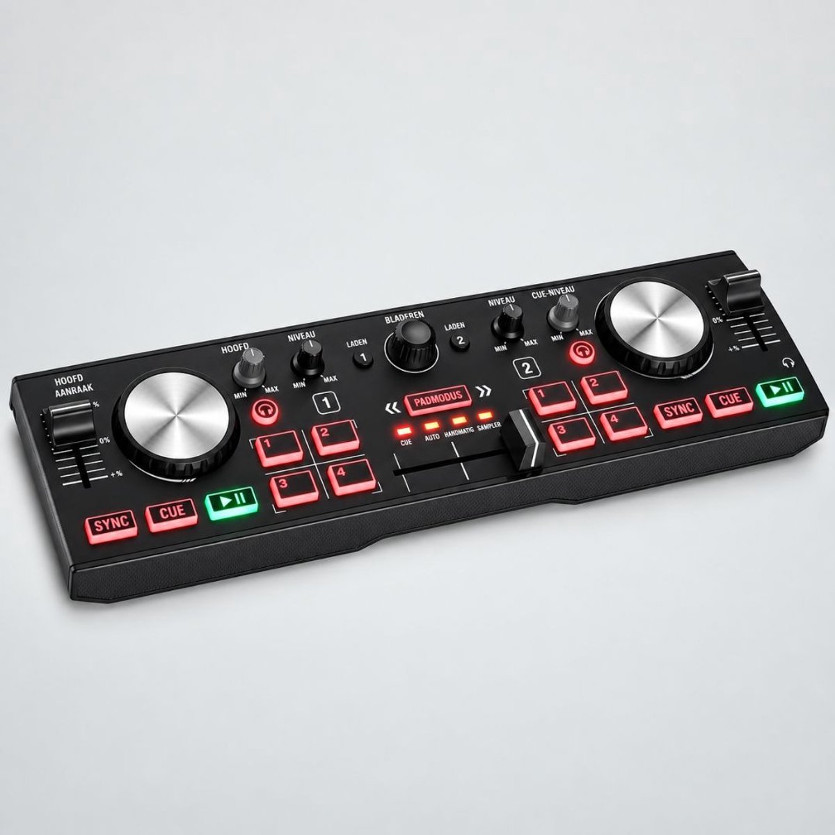 Levo® DJ Controller - DJ - Controller - Zwart - 7cm x 32cm x 4cm