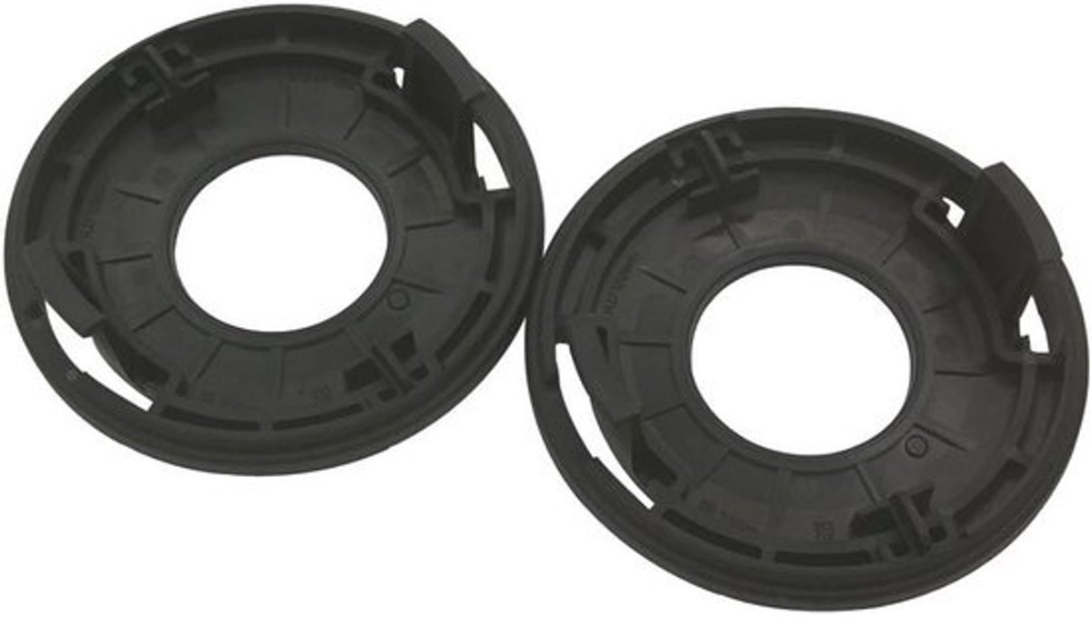 Trimmer Kopdop - Deksel Set - Tuinonderhoud - Universele Pasvorm - 2 Stuks - Zwart